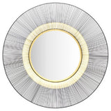 Ashley Furniture Dallmen Accent Mirror, stylish wall mirror with a sleek frame, ideal for enhancing living spaces.