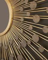 Decorative Morwenna Accent Mirror by Ashley Furniture featuring a sleek, modern frame and reflective glass surface.