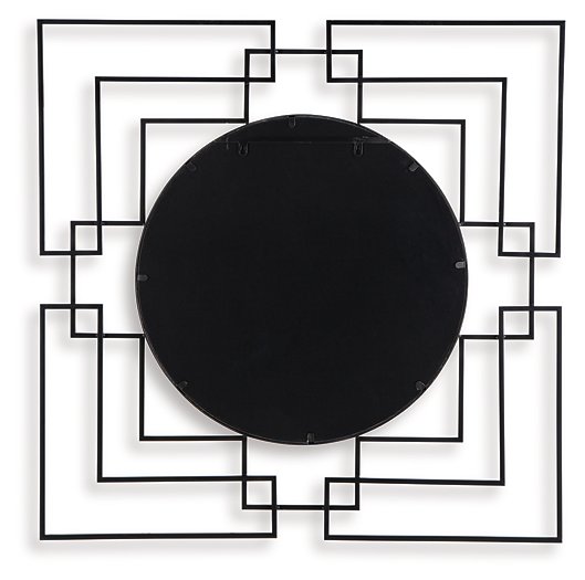 Ashley Furniture Oceanal accent mirror with a sleek frame, designed to add style and light to your space.