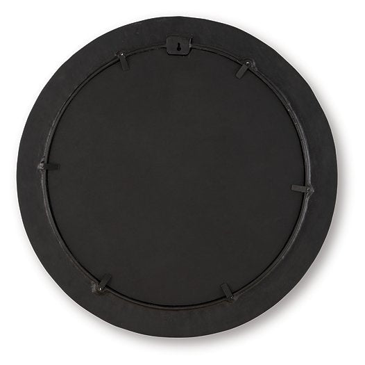 Ashley Furniture Ozias Accent Mirror with a sleek frame, perfect for enhancing bedroom or living room decor.