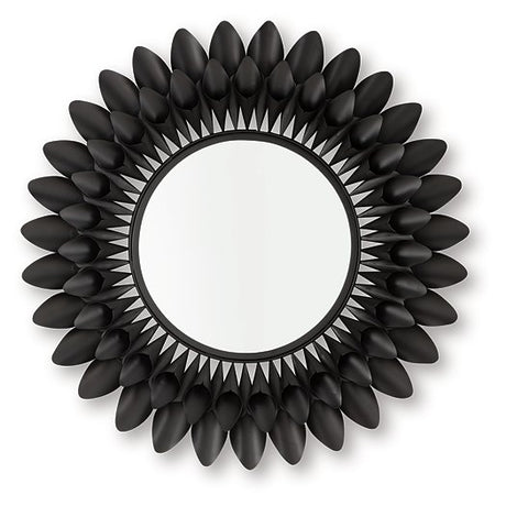 Ashley Furniture Ryenmour Accent Mirror featuring a sleek, modern design with a rectangular shape and a stylish frame.