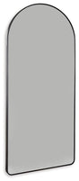 Ashley Furniture Sethall floor mirror showing a full-length mirror with a sleek frame, ideal for bedroom or hallway decor.