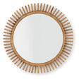 Ashley Furniture Tedwell Accent Mirror showing a stylish rectangular mirror with a sleek frame on a wall.