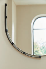 Set of two Ashley Furniture Valkings Accent Mirrors with sleek frames, perfect for stylish home decor.