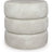 Ashley Furniture Ummi Swivel Accent Ottoman with cushioned top and wooden base, ideal for living room decor and extra seating.