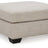 Mahoney oversized accent ottoman by Ashley Furniture with plush fabric and modern design in a cozy living room setting.