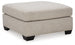Mahoney oversized accent ottoman by Ashley Furniture with plush fabric and modern design in a cozy living room setting.