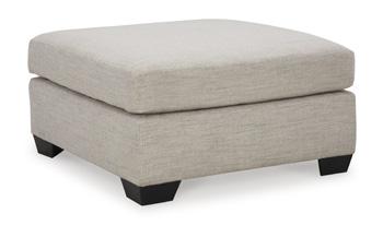 Oversized Mahoney accent ottoman by Ashley Furniture with plush fabric and modern design, perfect for living room decor.