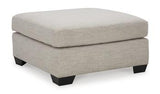Oversized Mahoney accent ottoman by Ashley Furniture with plush fabric and modern design, perfect for living room decor.