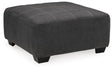 Ashley Furniture Ambee oversized accent ottoman with plush fabric and modern design, perfect as a versatile living room accent piece.