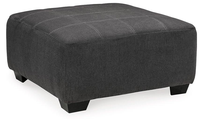 Ashley Furniture Ambee oversized accent ottoman with plush fabric and modern design, perfect as a versatile living room accent piece.