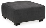 Ashley Furniture Ambee oversized accent ottoman with plush fabric and modern design, perfect as a versatile living room accent piece.