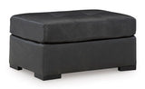 Ashley Furniture Brindley Pier oversized accent ottoman with plush fabric and modern design, shown from an angled view.