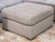 Large Ashley Furniture Lakepoint oversized accent ottoman with plush fabric and modern design, ideal as a stylish footrest or extra seating.