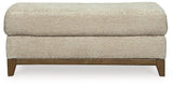 Ashley Furniture Parklynn Ottoman with soft fabric upholstery and storage space, featuring a stylish and functional design.