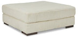 Lindyn oversized accent ottoman by Ashley Furniture with plush fabric and modern design, suitable for living room decor.