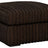 Ashley Furniture Midnight-Madness oversized accent ottoman with plush fabric and modern design, shown from an angled side view.