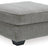 Oversized Ashley Furniture Altari accent ottoman with plush fabric and modern design, perfect for living room decor.
