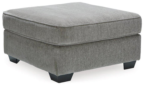 Oversized Ashley Furniture Altari accent ottoman with plush fabric and modern design, perfect for living room decor.