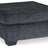 Oversized Ashley Furniture Altari accent ottoman with soft fabric upholstery and plush cushioning, perfect for living room decor.