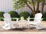 Ashley Furniture Sundown Treasure outdoor seating set with cushioned chairs and table, ideal for patio or garden relaxation.