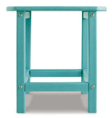 Outdoor table set from Ashley Furniture featuring a Sundown Treasure design with matching chairs and a central table.