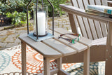 Outdoor furniture set with a table and seating from Ashley Furniture Sundown Treasure outdoor seating collection, ideal for patio dining.
