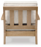 Ashley Furniture Carter Hall outdoor table set with a table and chairs, ideal for patio or garden outdoor dining.