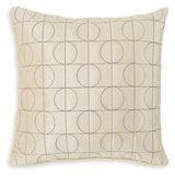 Set of four Ashley Furniture Kydner pillows featuring soft fabric and decorative stitching, perfect for cozy home decor.