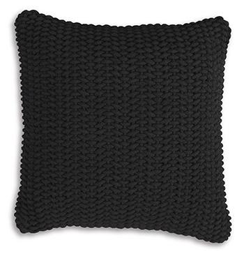 Set of four Ashley Furniture Renemore pillows featuring soft fabric and decorative patterns for bedroom or living room decor.