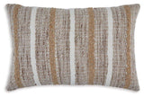 Set of four Ashley Furniture Benish pillows with decorative fabric and plush filling, ideal for sofa or bed decor.