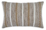 Set of four Ashley Furniture Benish pillows with decorative fabric covers and plush filling, ideal for sofa or bed decor.