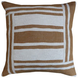 Set of four Ashley Furniture Darrman pillows with neutral fabric and plush texture, perfect for bedroom or living room decor.