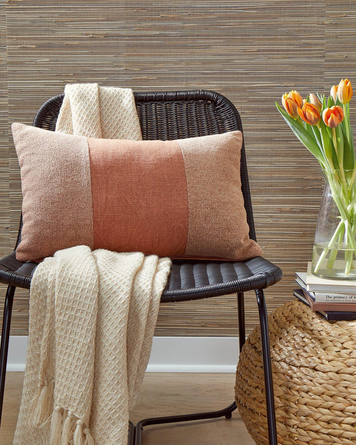 Soft Dovinton Pillow by Ashley Furniture featuring a cozy, textured fabric in neutral tones for comfortable home decor.