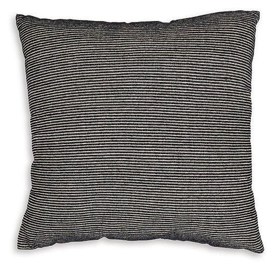 Edelmont pillow by Ashley Furniture featuring soft fabric and decorative stitching for a cozy, stylish bedroom accent.