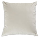 Set of four Ashley Furniture Edinfielders pillows with decorative patterns and plush fabric, perfect for sofa or bed decor.