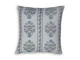 Set of four Ashley Furniture Paulmour pillows with textured fabric and decorative patterns, perfect for sofa or bed decor.
