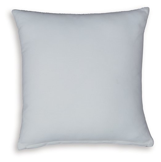 Set of four Ashley Furniture Paulmour pillows with decorative patterns and plush fabric, perfect for enhancing sofa or bed decor.