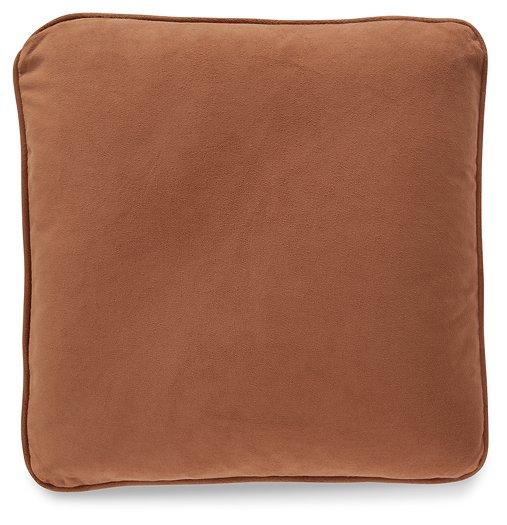 Ashley Furniture Caygan Pillow showing soft fabric with decorative embroidery and plush filling for cozy comfort and stylish decor.