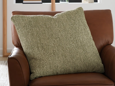 Set of four Ashley Furniture Macsen pillows featuring patterned fabric and plush designs for cozy, stylish bedroom decor.