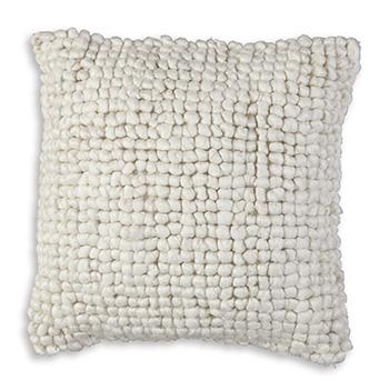 Ashley Furniture Aavie Pillow featuring soft, plush fabric and decorative stitching for comfortable support and stylish decor.