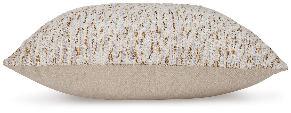 Ashley Furniture Abler Pillow featuring soft fabric and plush filling, perfect for adding comfort and style to your sofa or bed.