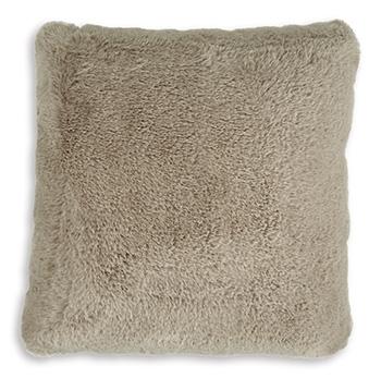 Set of four Ashley Furniture Gariland pillows featuring neutral fabric with textured patterns, perfect for sofa or bed decor