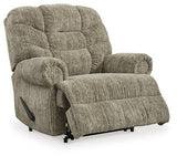 Ashley Furniture Movie Man recliner with plush cushions and ergonomic design, perfect for relaxing in style at home.