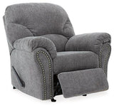 Allmaxx recliner by Ashley Furniture featuring plush upholstery and a comfortable, modern design for relaxing seating.