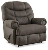Ashley Furniture Camera Time Recliner with plush upholstery and padded armrests, perfect for relaxing in style.