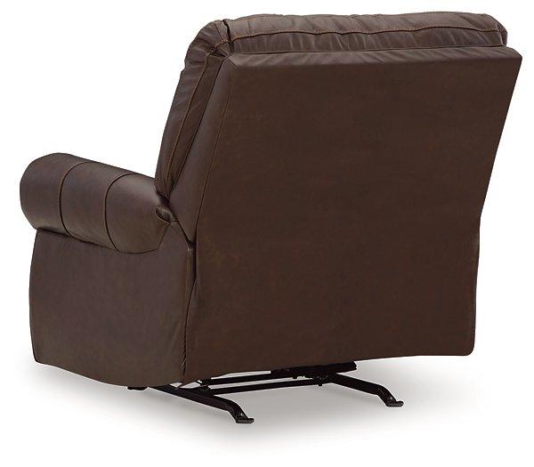Ashley Furniture Colleton recliner in neutral fabric, featuring plush cushioning and a classic design for comfortable seating.