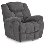 Comfortable Ashley Furniture Foreside Recliner with plush cushioning and classic design, perfect for living room relaxation.