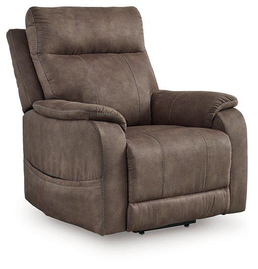 Ashley Furniture Crestmeade Power Lift Recliner with plush upholstery and ergonomic design for comfort and support.