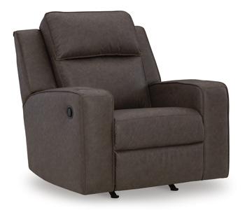 Lavenhorne recliner by Ashley Furniture featuring plush upholstery and a comfortable, supportive design in a neutral fabric.